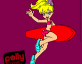 Dibujo Polly Pocket 3 pintado por sata