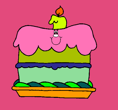 Pastel de cumpleaños