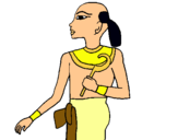 Dibujo Niño faraón pintado por waretr