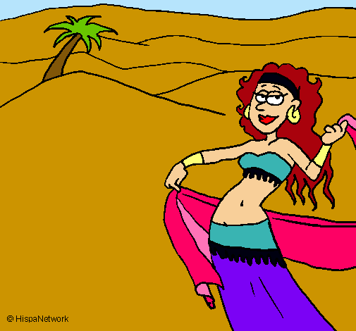 Dibujo Sahara pintado por Danuu