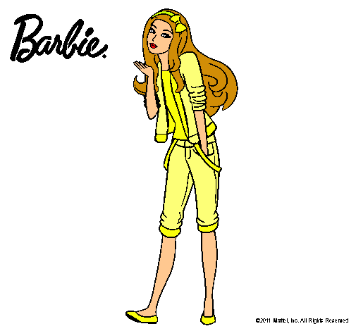 Barbie con look casual