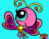 Dibujo Mariposa Littlest Pet Shop 2 pintado por linbaila20