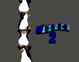 Dibujo Madagascar 2 Pingüinos pintado por edwuar