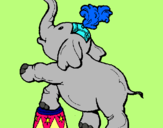 Dibujo Elefante pintado por abcdp