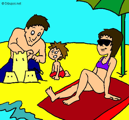 Dibujo Vacaciones familiares pintado por SoyCool