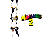 Dibujo Madagascar 2 Pingüinos pintado por jared200