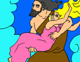 Dibujo El rapto de Perséfone pintado por jstos