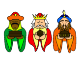 Dibujo Los Reyes Magos 4 pintado por 922122276