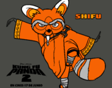 Dibujo Shifu pintado por URIELMAGA