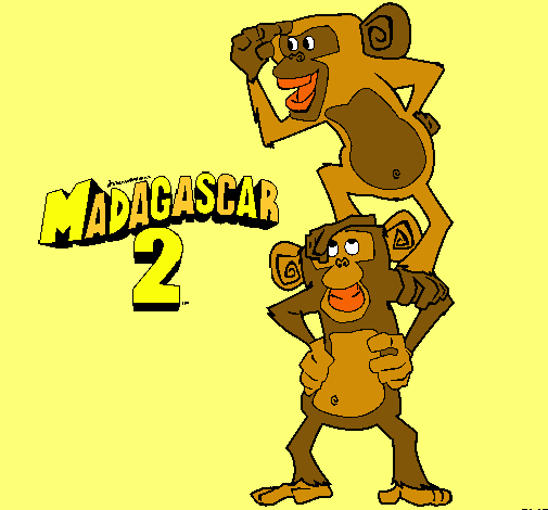 Madagascar 2 Manson y Phil