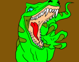 Dibujo Velociraptor II pintado por MARICHUFLI