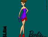 Dibujo Barbie Fashionista 5 pintado por florangima