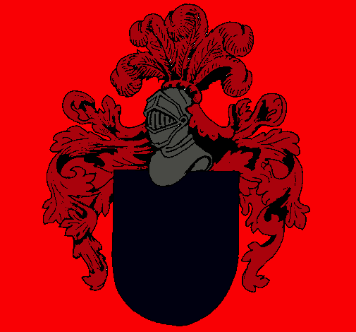 Escudo de armas y casco