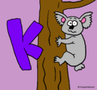 Dibujo Koala pintado por katyyuyy