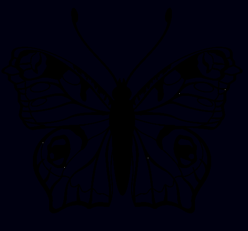 Dibujo Mariposa  pintado por YESHIKA