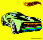 Dibujo Hot Wheels 12 pintado por joanyjordi