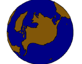 Dibujo Planeta Tierra pintado por gdgdgd