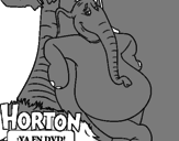 Dibujo Horton pintado por oxel