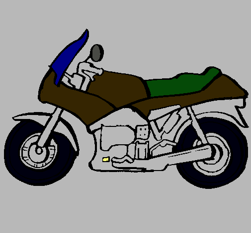 Dibujo Motocicleta pintado por manuel145
