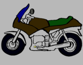 Dibujo Motocicleta pintado por manuel145