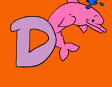 Dibujo Delfín pintado por yutu