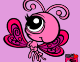 Dibujo Mariposa Littlest Pet Shop 2 pintado por Rosy-01