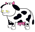 Dibujo Vaca pensativa pintado por Mily0001