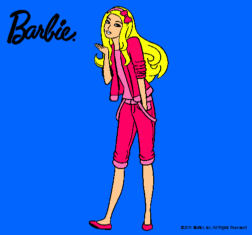 Barbie con look casual