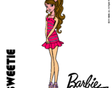 Dibujo Barbie Fashionista 6 pintado por molita