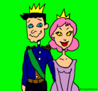Dibujo Príncipe y princesa pintado por AlexaSR