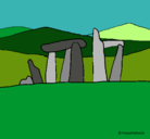 Dibujo Dolmen pintado por charito