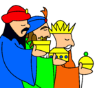 Dibujo Los Reyes Magos 3 pintado por pablohr