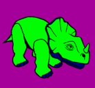 Dibujo Triceratops II pintado por arleth544