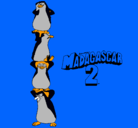 Dibujo Madagascar 2 Pingüinos pintado por alberrt