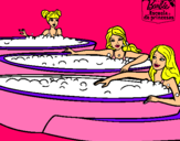 Dibujo Barbie y sus amigas en el jacuzzi pintado por CORAIMA_DI