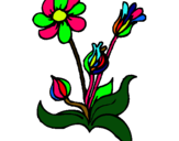 Dibujo Flores pintado por Jeismarie