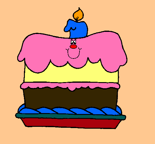 Pastel de cumpleaños