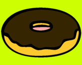 Dibujo Donuts pintado por puyol