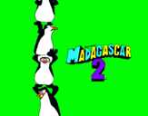 Dibujo Madagascar 2 Pingüinos pintado por tapta