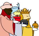 Dibujo Los Reyes Magos 3 pintado por neus03