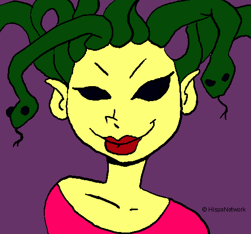 Mujer medusa