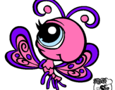 Dibujo Mariposa Littlest Pet Shop 2 pintado por Sofia0925