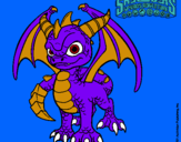 Dibujo Spyro pintado por xhx7