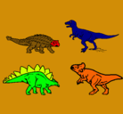 Dibujo Dinosaurios de tierra pintado por sebasjesus