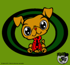 Dibujo Perrito Littlest Pet Shop pintado por Julianna40