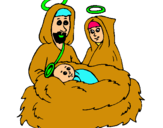 Dibujo Natividad pintado por 25E142