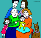 Dibujo Familia pintado por ADLIH