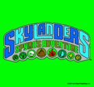 Dibujo Skylanders pintado por lleni