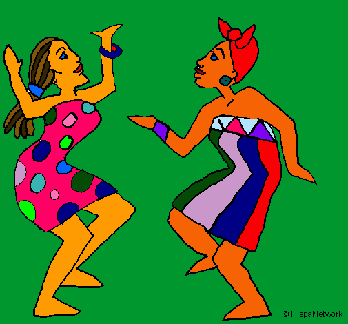 Mujeres bailando