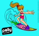 Dibujo Polly Pocket 4 pintado por -la-playa-